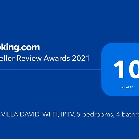 New David, Wi-fi, Iptv, 5 Bedrooms, 4 Bathrooms Villa *